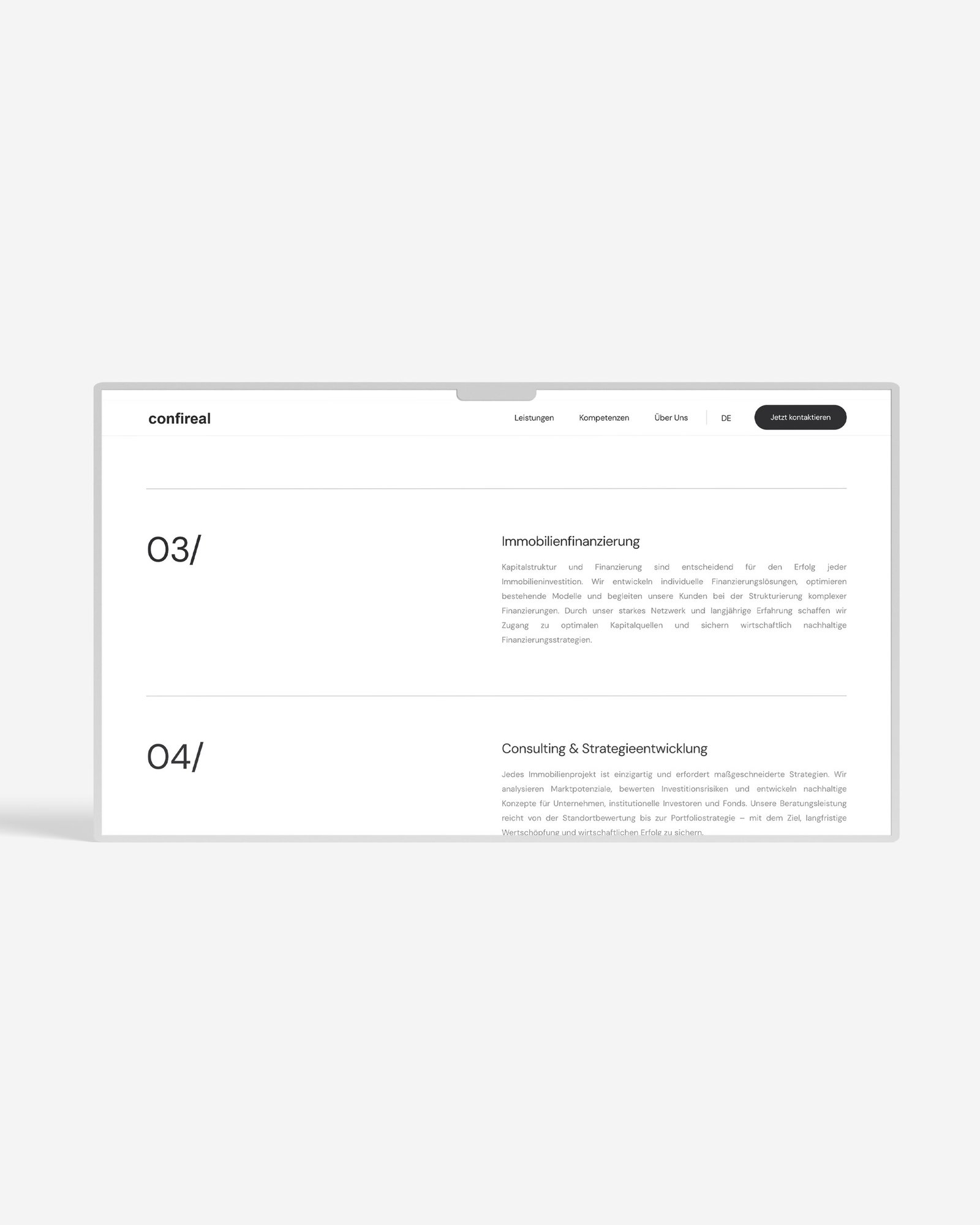 Webdesign Agentur Referenz Confireal hat Website erstellen lassen.jpg