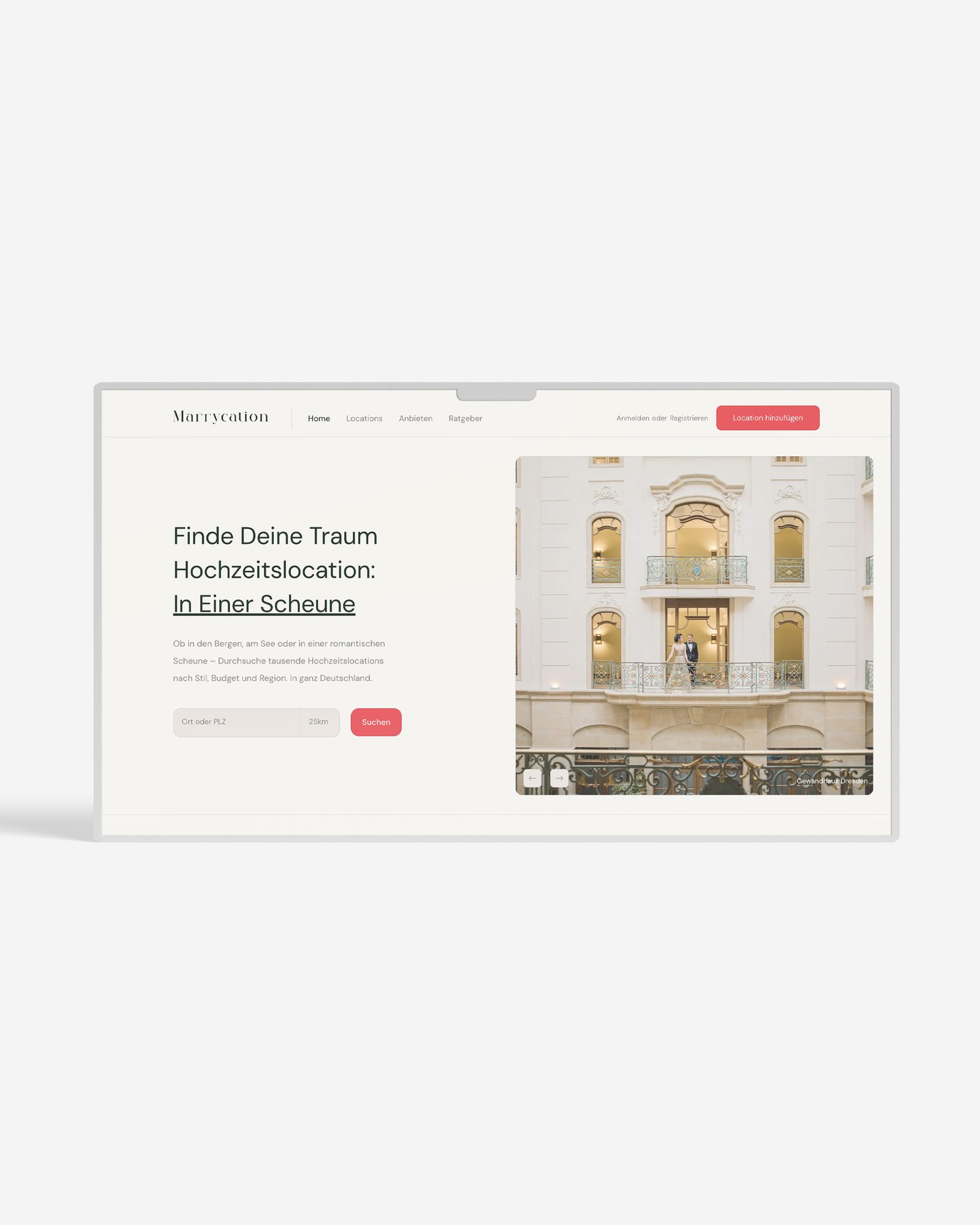 Webdesign Agentur Referenz Marrycation hat Website erstellen lassen